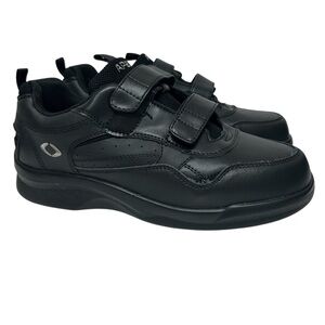 New Apex Ambulator 10 XX 2X-Wide G8010M Walk Black Leather Sneakers Shoes Casual